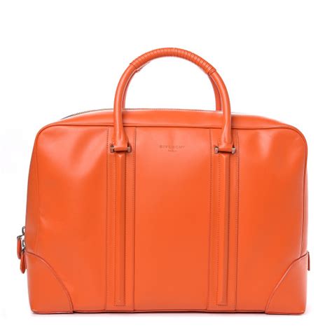 givenchy lc briefcase|GIVENCHY Smooth Calfskin L.C. Briefcase Orange.